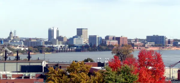 View of Evansville