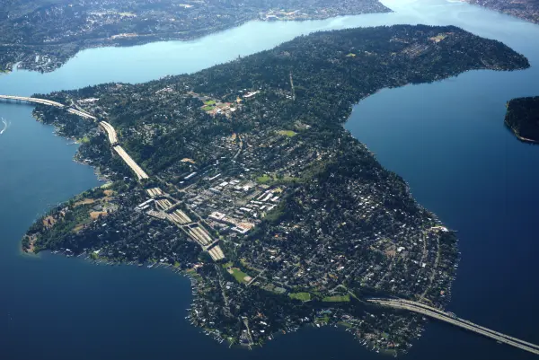 View of Mercer Island